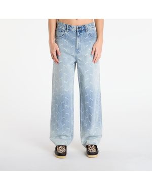 PUMA Pants X A$Ap Rocky Laser Monogram Faded Denim/ Aop - Blue