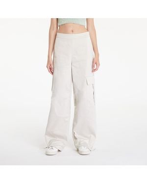 Calvin Klein Pants Jeans Satin Cargo Utility Pant - White