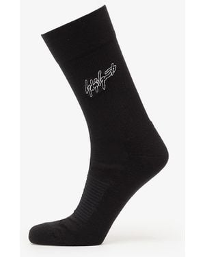 Y-3 Graphic Crew Socks - Black