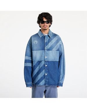 Ambush Shirt Patchwork Denim Shirt Vintage/ No Color - Blue