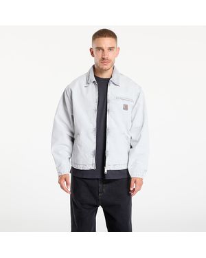 Carhartt Jacke Og Detroit Jacket Chalk Wash - Weiß