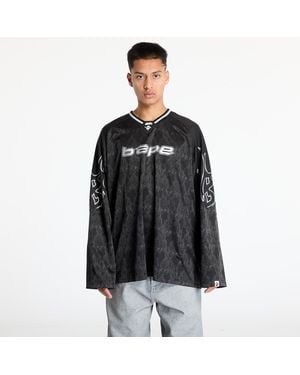 A Bathing Ape Maglietta Long Sleeve Tee - Nero