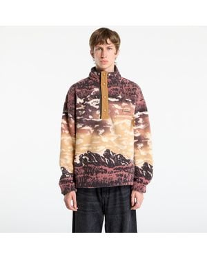 Columbia Sweatshirt Helvetia Ii Printed Half Snap Fleece - Rot