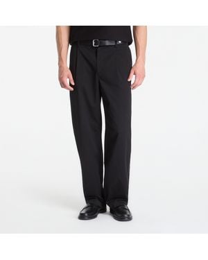 Calvin Klein Pants Jeans Washed Comfort Cotton Half Elastic Pants - Black