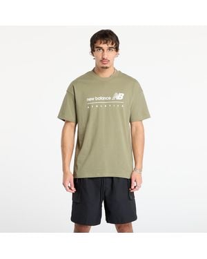 New Balance T-Shirt Linear Graphic T-Shirt - Groen