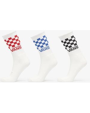 Vans Classic Check Crew 3-Pack - White