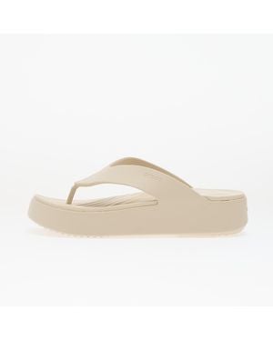 Crocs™ Sneakers Getaway Platform Flip - Natural