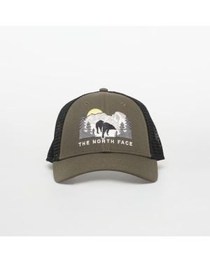 The North Face Embroidered Mudder Trucker Cap New Taupe/ Bear Graphic - Green