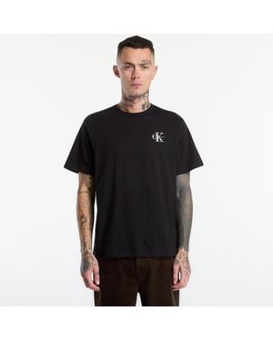 Calvin Klein T-Shirt Jeans Ss Ez 20S Distress M - Schwarz