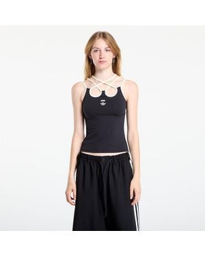 adidas Originals Tank Top Adidas X Avavav Strap Tank Top - Black