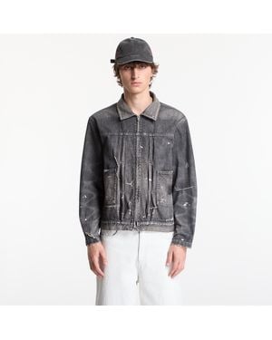 Neighborhood Jacket Savage Lw Denim Zip Jacket - Black