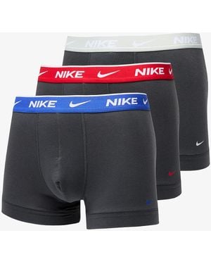 Nike Dri-Fit Everyday Cotton Stretch Trunk 3-Pack - Blu