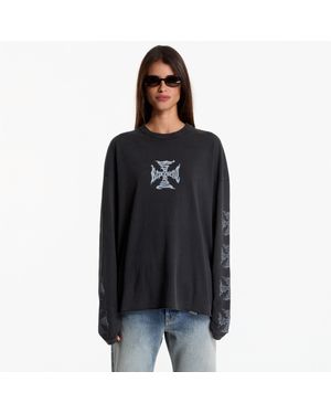 Represent T-Shirt Mh Long Sleeve - Schwarz