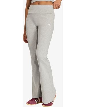adidas Originals Leggins Adidas Essentials Rib Flared Leggings Tights - Grau
