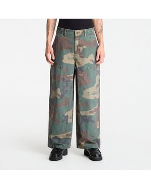 RIPNDIP Pants Claws Camo Wide Fit Carpenter Pants - Gray