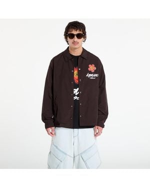 KENZO Jacket X Futura 2000 Light Coach Jacket - Brown