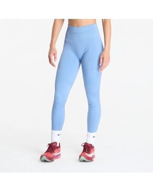 Nike Leggins Pro Seamless High-Waisted 7/8 Leggings - Blu