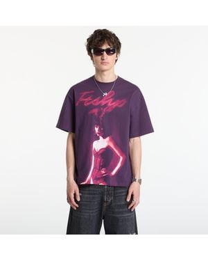 FTSHP T-Shirt Playboy X T-Shirt Smoking Girl - Purple