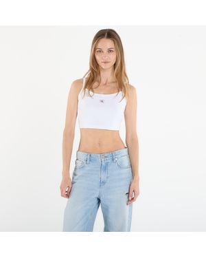 Calvin Klein Jeans Woven Label 2X2 Baby - Wit