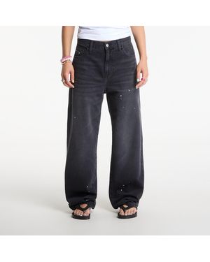 Carhartt Jeans W' Arin Pant Destroy Wash, Splatter - Blauw