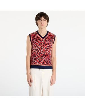 adidas Originals Vest Adidas X Wales Bonner Knit Vest - Red