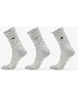New Balance Active Premium Crew 3 Pack - White
