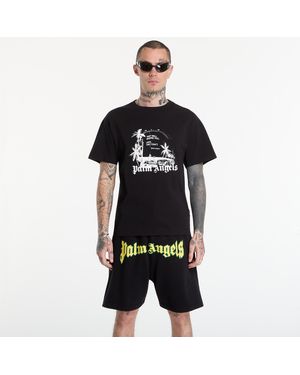 Palm Angels T-Shirt Palm Statement Regular Tee Off - Black