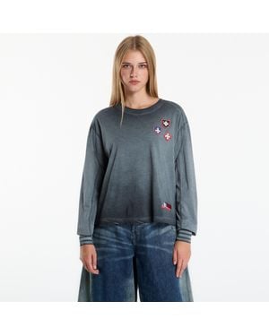 DIESEL T-Shirt T-Bawye-Ls T-Shirt - Blau