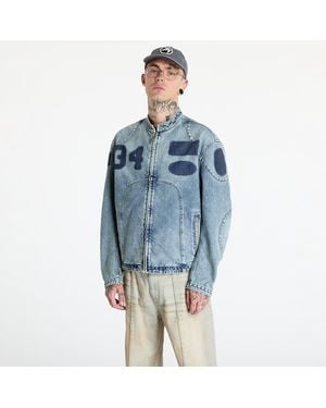 Ambush Jacket Denim Rider Jacket Vintage/ No Color - Blue