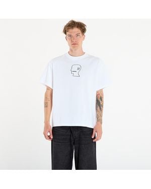 Brain Dead T-Shirt Logo Head T-Shirt - Weiß