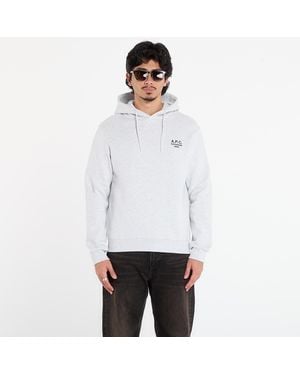 A.P.C. Sweatshirt Standard Rue Madame Hoodie - White