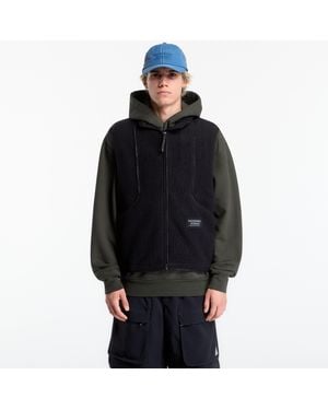 Pas Normal Studios Weste Off-Race Pile Fleece Vest - Schwarz
