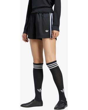 adidas Originals Korte Broek Adidas Pleated Firebird Shorts - Zwart