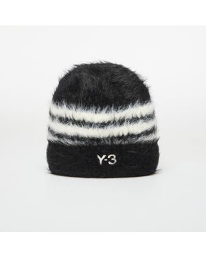Y-3 Muts Stripes Beanie/ Cream - Zwart