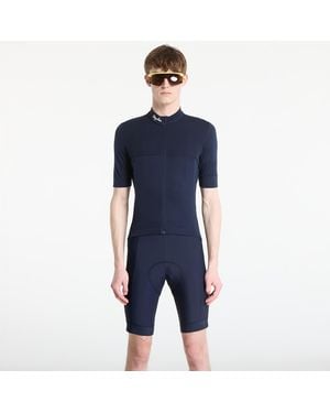 Rapha Jersey brevet element jersey dark navy/ white s - Bleu