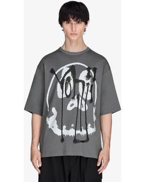 Y-3 T-Shirt Chito Graphic Short Sleeve Tee - Gray
