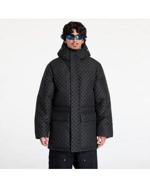 Daily Paper Jacket Oba Cotton Monogram Puffer - Black