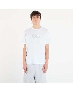 Dime T-Shirt Cursive T-Shirt - White