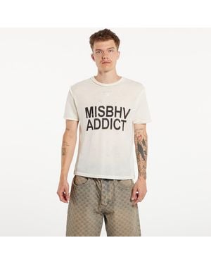 MISBHV Maglietta Addict T-Shirt - Bianco