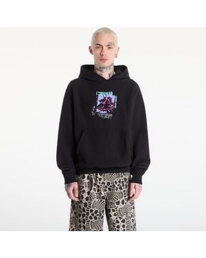 Brain Dead Sweatshirt Permanent Universe Hoodie - Schwarz