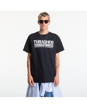 Thrasher T-Shirt Destruction T-Shirt - Black