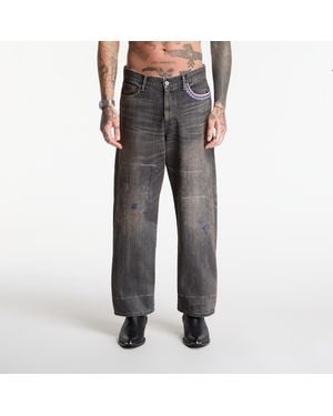 Neighborhood Jeans Savage Denim Dp Wide Pants - Grijs