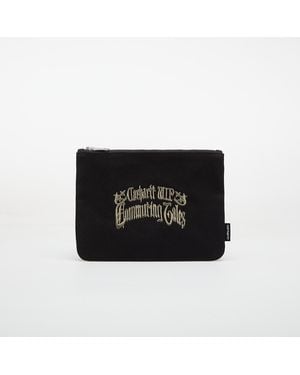 Carhartt Portefeuille canvas graphic zip wallet commuting tales embroidery/ black universal - Noir
