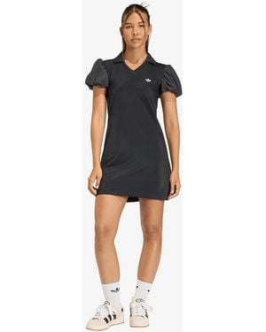 adidas Originals Adidas Dress With Balloon Sleeves - Blue
