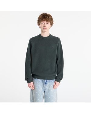 Fred Perry Aglione Labswool Raglan Juper - Verde