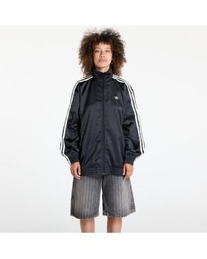 adidas Originals Jacket Satin Firebird Track Top Ruffle 3-Stripes - Blue