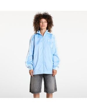 adidas Originals Jacket Satin Firebird Track Top Ruffle 3-Stripes - Blue