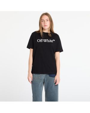 Off-White c/o Virgil Abloh Maglietta Big Logo Bookish Casual Tee - Nero