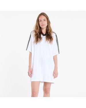 adidas Originals Adidas Adicolor Football Jacquard Oversize Dress - White