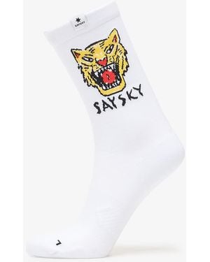 Saysky Combat High Socks - White